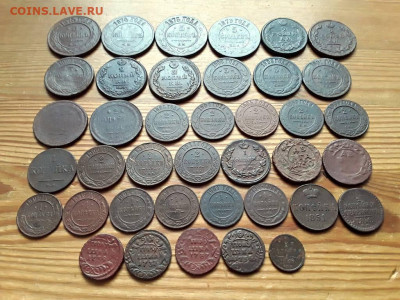 Россия. 39 медных монет. До 14.03.21. - 33606830