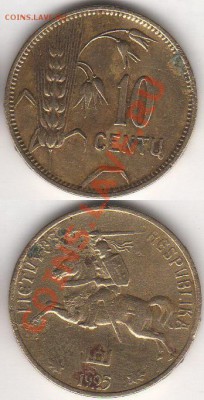 Литва 10 центов 1925 до 12 октября 2011 21-00 - Литва 10 центов 1925