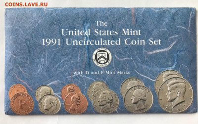 Банковский набор монет США 1991 до 21.30 МСК 11.03.21 - IMG_4097-91