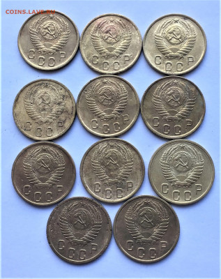 1,2,20 копеек СССР 60 шт (202,203,218,219,225) 11.03 - JU_o7nipstc