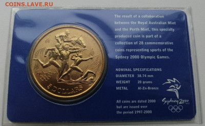 Австралия 5 долларов, 2000 Современное пятиборье до 15.03 - 2