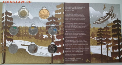 Набор из 8 монет Канады 2011 г., Легендарная природа Канады - 3