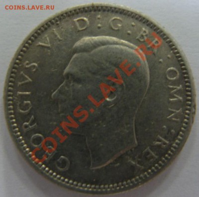 Великобритания, 6 пенсов, 1945 год - 6 пенсов - 1.JPG
