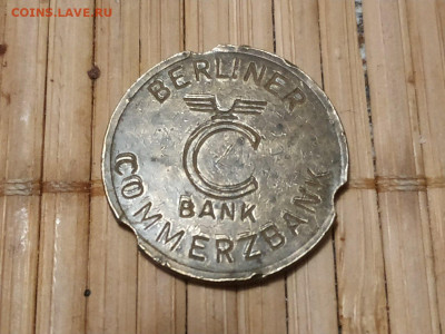 Банковский жетон,Berliner Commerzbank - 15.03 - до 21:00 Мск - IMG_20210131_201218