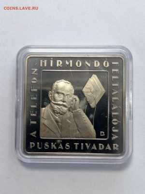 Венгрия 1000 ф,  115 лет новостной службе "Telefon Hírmondó" - 1