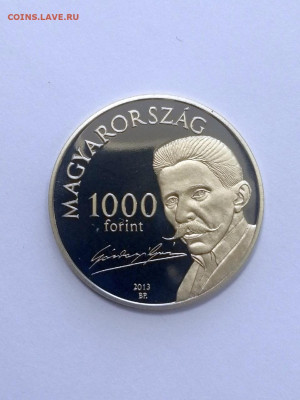 Венгрия 1000 форинтов, 2013 Геза Гардони - Звёзды Эгера - 1