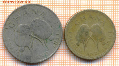 Гана 50 седи 1991, 500 седи 1996 г., до 19.03.2021 г. 22.00 - Гана 2 монеты 2940а
