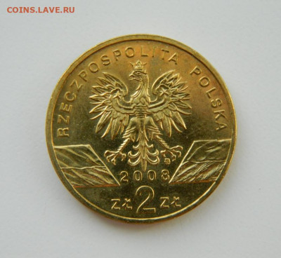 Польша 2 злотых 2008 г. (Юбилейная) Фауна до 18.03.21 - DSCN7329.JPG