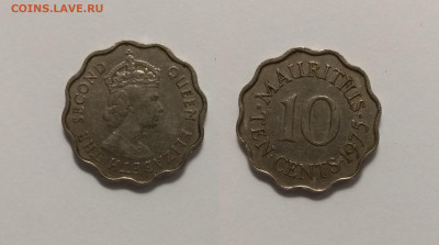 Британский Маврикий 10 центов 1975 года - 17.03 22:00мск - IMG_20210306_091622