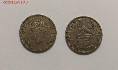 Южная Родезия 1 шиллинг 1948 года, Георг VI - 17.03 22:00мск - IMG_20210306_091659
