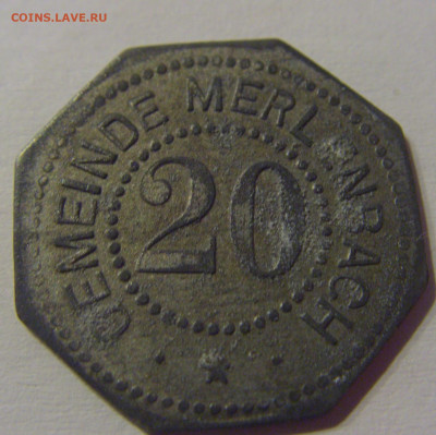 Нотгельд 20 пф Мерленбах №1 20.03.21 22:00 М - CIMG2148.JPG