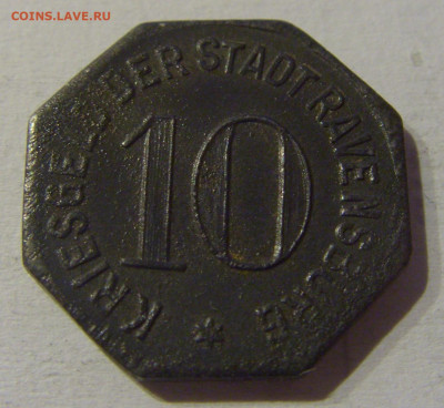 Нотгельд 10 пф 1918 Равенсбург №1 21.03.21 22:00 М - CIMG2442.JPG