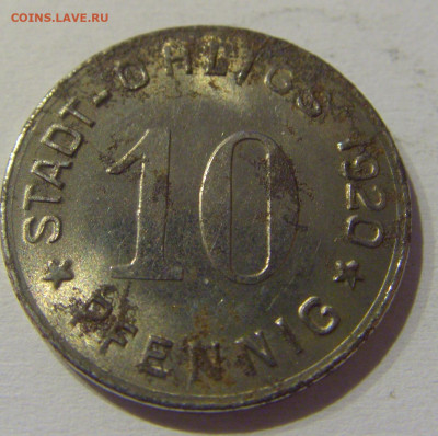 Нотгельд 10 пф 1920 Охлигс №1 21.03.21 22:00 М - CIMG2526.JPG