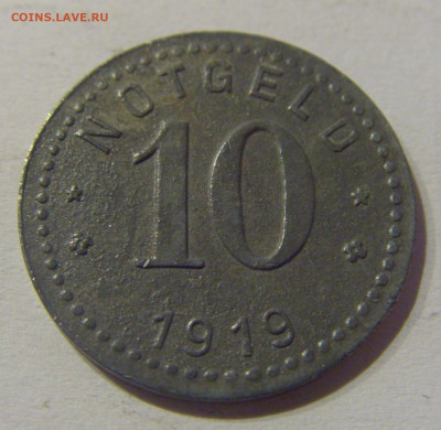 Нотгельд 10 пф 1919 Браке (Унтервесер) №1 21.03.21 22:00 М - CIMG2602.JPG