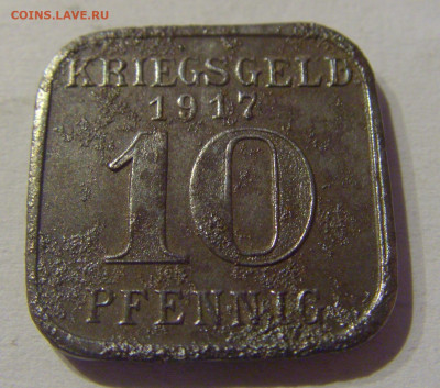 Нотгельд 10 пф 1917 Нойвид №1 21.03.21 22:00 М - CIMG2622.JPG