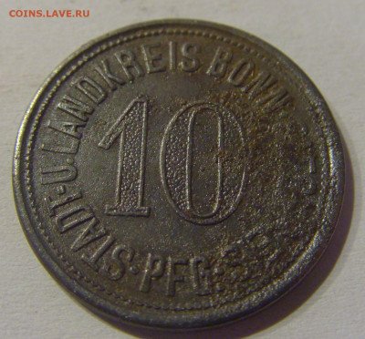 Нотгельд 10 пф 1918 Бонн №1 21.03.21 22:00 М - CIMG2630.JPG