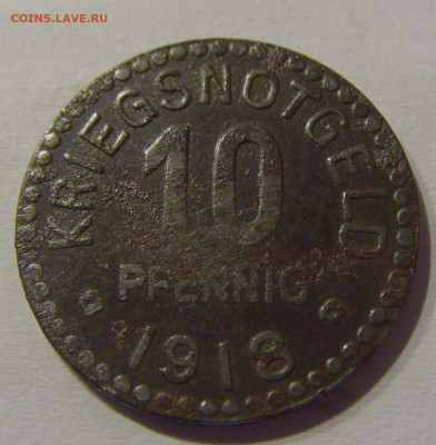 Нотгельд 10 пф 1918 Вольках №1л 21.03.21 22:00 М - CIMG0551.JPG