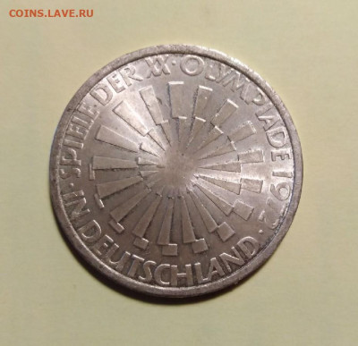 ФРГ 10 марок 1972г Олимпиада Мюнхен,до 19.03.2021г в 22.00 - 3