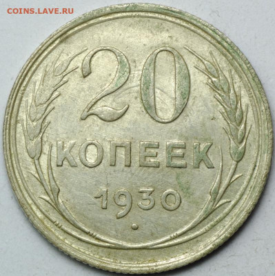 Расколы на биллоне 20 копеек 1929-1930 - DSC_0669.JPG