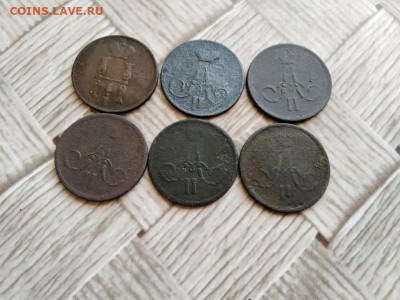 1 копейка 1854,1858,1861,1864,1865,1866 ЕМ до 19.03.21 - 6коп (4) - копия