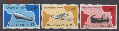 Гамбия 1969 транспорт 3м* до 23 03 - 5б