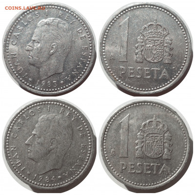 ФИКС 1 песета 1983-1989 г. ИСПАНИЯ до 19.03.21 в 22:00 - CollageMaker_20210118_051943888