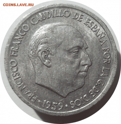 10 сентимо 1959 г. ИСПАНИЯ до 18.03.21 в 22:00 МСК - Rounded_20210317_094917