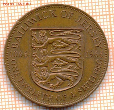 12 шиллинга 1966 г.,до 23.03.2021 г. 22.00 по Москв - Джерси 1 двен шиллинга 1966 2978