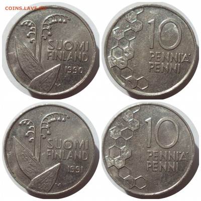 ФИКС 10 пенни 1963-2000 гг. ФИНЛЯНДИЯ до 19.03.21 в 22:00 МС - CollageMaker_20210317_141046482