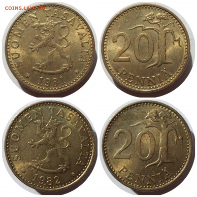 ФИКС 20 пенни 1963-1982 гг. ФИНЛЯНДИЯ до 19.03.21 в 22:00 МС - CollageMaker_20210317_143146372