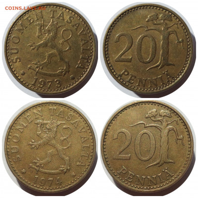 ФИКС 20 пенни 1963-1982 гг. ФИНЛЯНДИЯ до 19.03.21 в 22:00 МС - CollageMaker_20210317_143106390