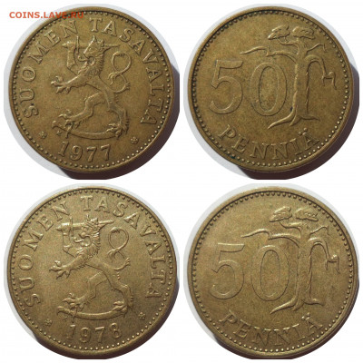 ФИКС 50 пенни 1963-1981 гг. ФИНЛЯНДИЯ до 19.03.21 в 22:00 МС - CollageMaker_20210317_145529528