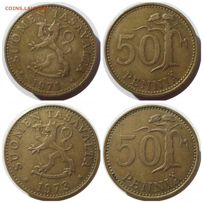 ФИКС 50 пенни 1963-1981 гг. ФИНЛЯНДИЯ до 19.03.21 в 22:00 МС - CollageMaker_20210317_145440636