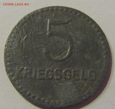 Нотгельд 5 пф 1917 Кайзерслаутерн №1 23.03.21 22:00 М - CIMG3506.JPG