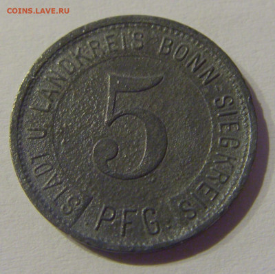 Нотгельд 5 пф 1919 Бонн №1 23.03.21 22:00 М - CIMG3514.JPG