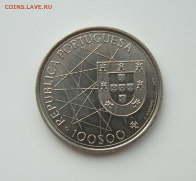 Португалия 100 эскудо 1999 г. Юбилейная) Корабль до 22.03.21 - DSCN7430.JPG