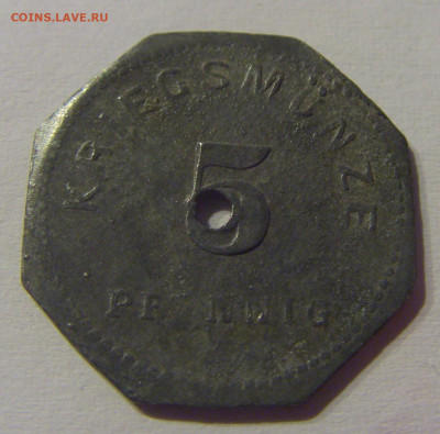 Нотгельд 5 пф 1917 Бенсхайм №1 23.03.21 22:00 М - CIMG3562.JPG