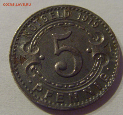 Нотгельд 5 пф 1919 Виттен №1 23.03.21 22:00 М - CIMG3598.JPG