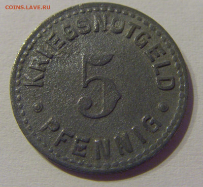 Нотгельд 5 пф 1918 Троссинген №1 23.03.21 22:00 М - CIMG3602.JPG