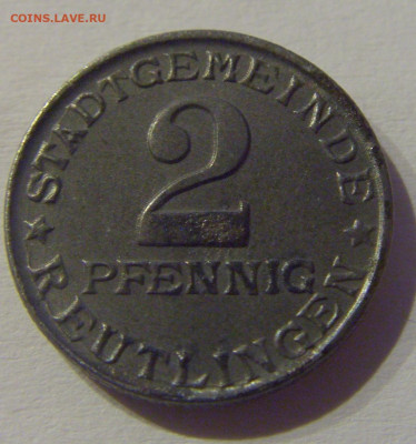 Нотгельд 2 пф 1920 Рейтлинген №1 23.03.21 22:00 М - CIMG3686.JPG