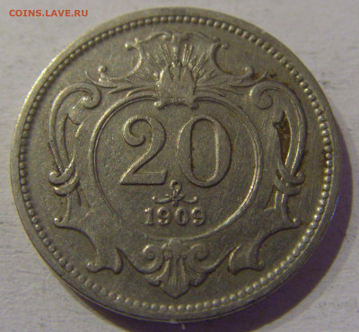 20 геллеров 1909 Австрия №1 24.03.21 22:00 М - CIMG4350.JPG