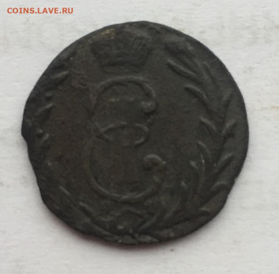 Деньга 1768 года КМ Сибирь до 21 марта 23:00 мск - деньга сиб 1768 (2).JPG