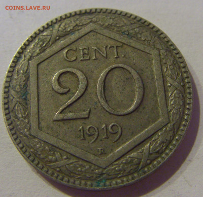 20 чентезимо 1919 Италия №1 24.03.21 22:00 М - CIMG4790.JPG