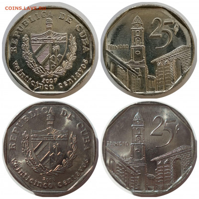 ФИКС 25 сентаво 2000-2008 гг. КУБА до 20.03.21 в 22:00 МСК - CollageMaker_20210319_001212591