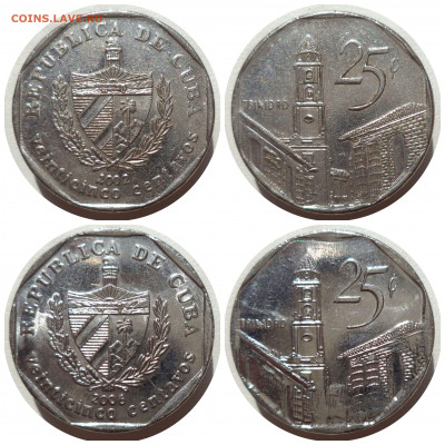 ФИКС 25 сентаво 2000-2008 гг. КУБА до 20.03.21 в 22:00 МСК - CollageMaker_20210319_001143945