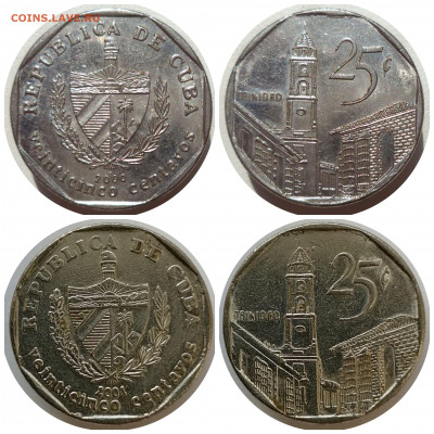 ФИКС 25 сентаво 2000-2008 гг. КУБА до 20.03.21 в 22:00 МСК - CollageMaker_20210319_001125214