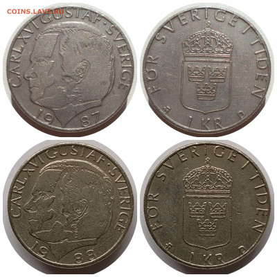 ФИКС 1 крона 1966-2008 гг. ШВЕЦИЯ до 20.03.21 в 22:00 МСК - CollageMaker_20210319_021851888