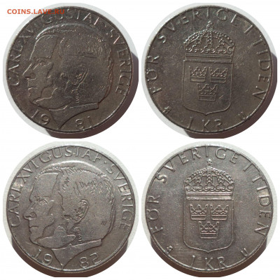 ФИКС 1 крона 1966-2008 гг. ШВЕЦИЯ до 20.03.21 в 22:00 МСК - CollageMaker_20210319_021755378