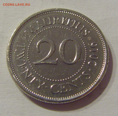 20 центов 2016 Маврикий №1а 25.03.21 22:00 М - CIMG1839.JPG