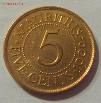 5 центов 1999 Маврикий №1а 25.03.21 22:00 М - CIMG1842.JPG